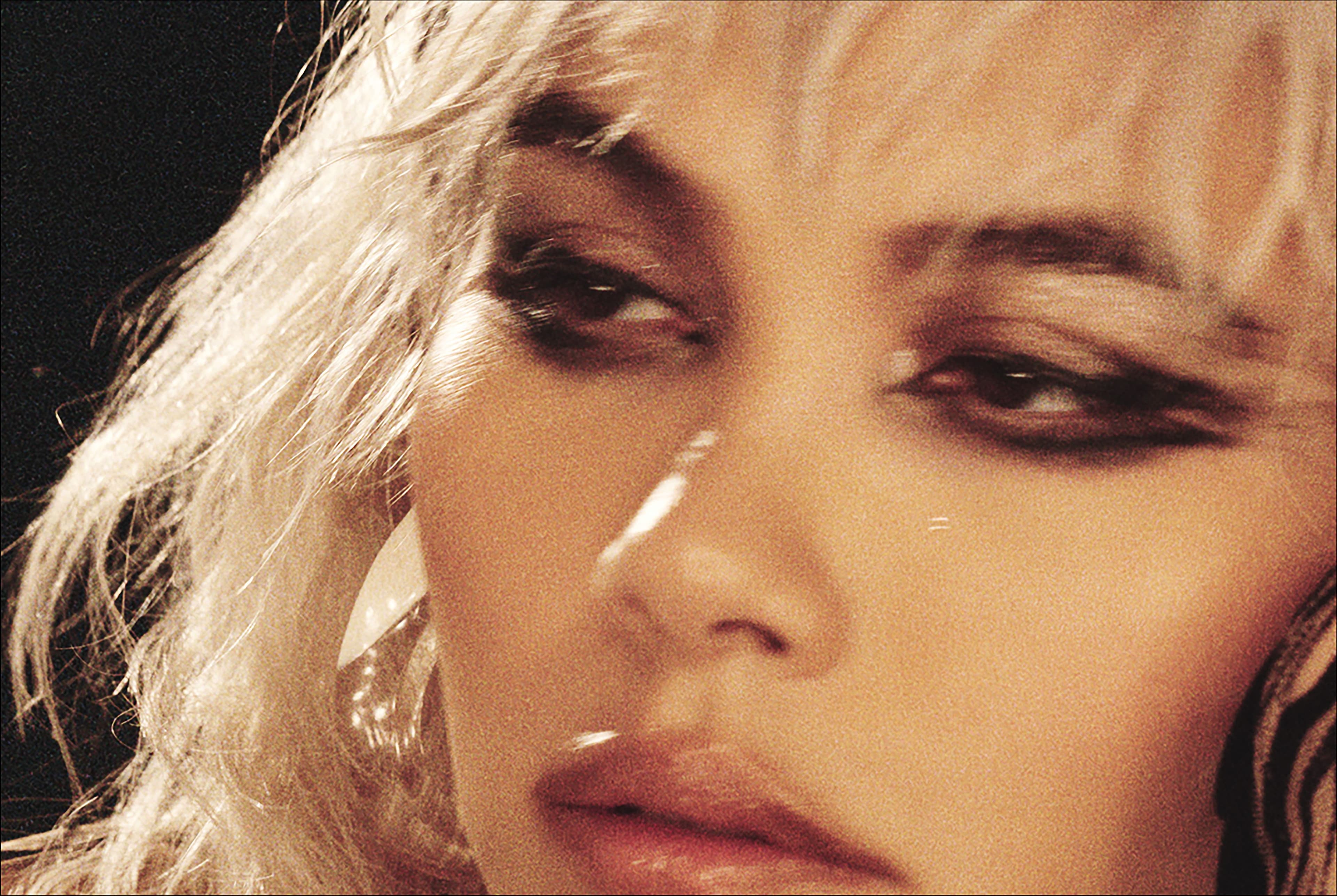 Vintage TOP by ,Mugler, from Albright Fashion Library. EARRINGS by ,Patricia Von Musulin,.