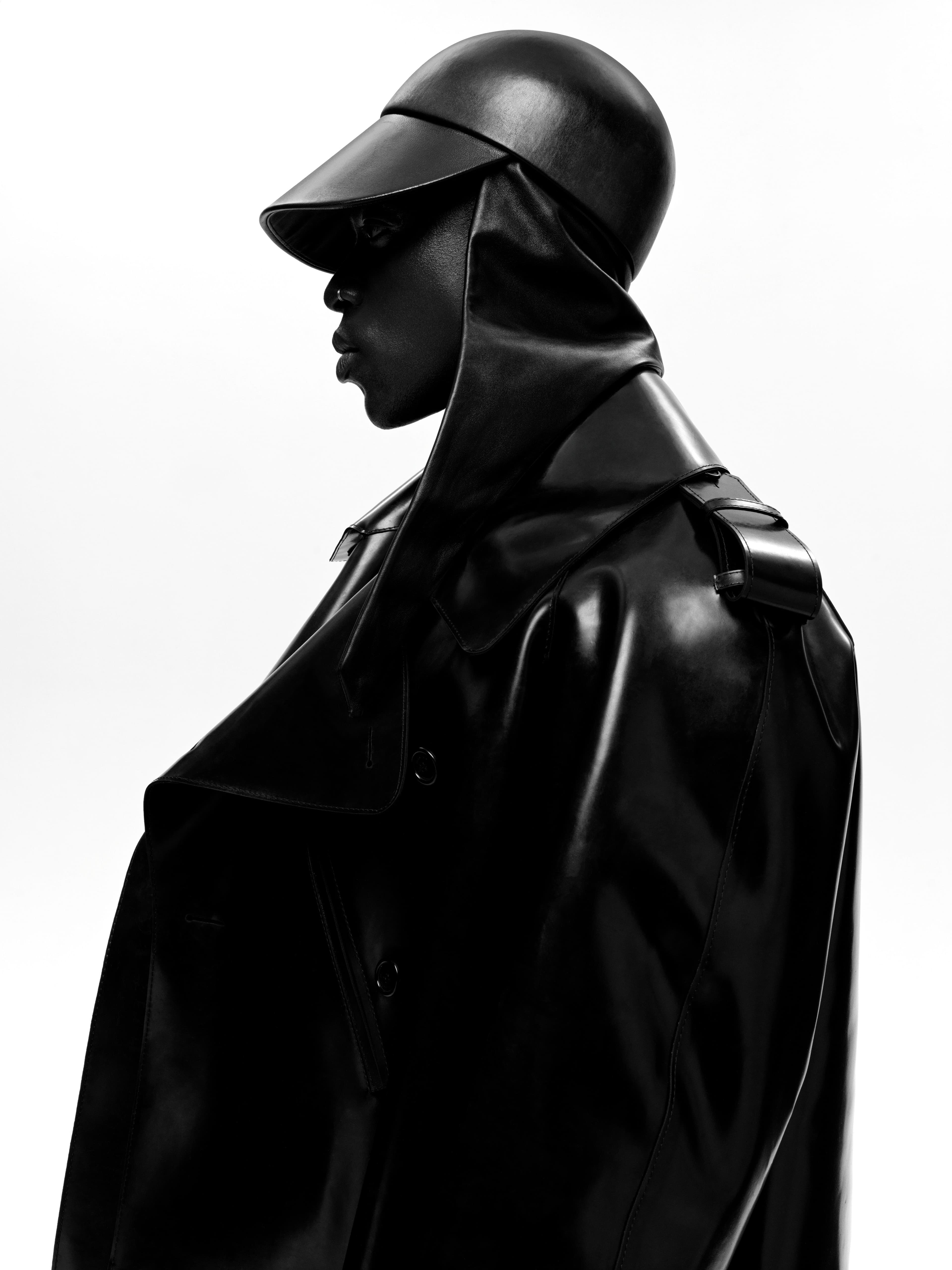 JACKET and HAT by ,Saint Laurent