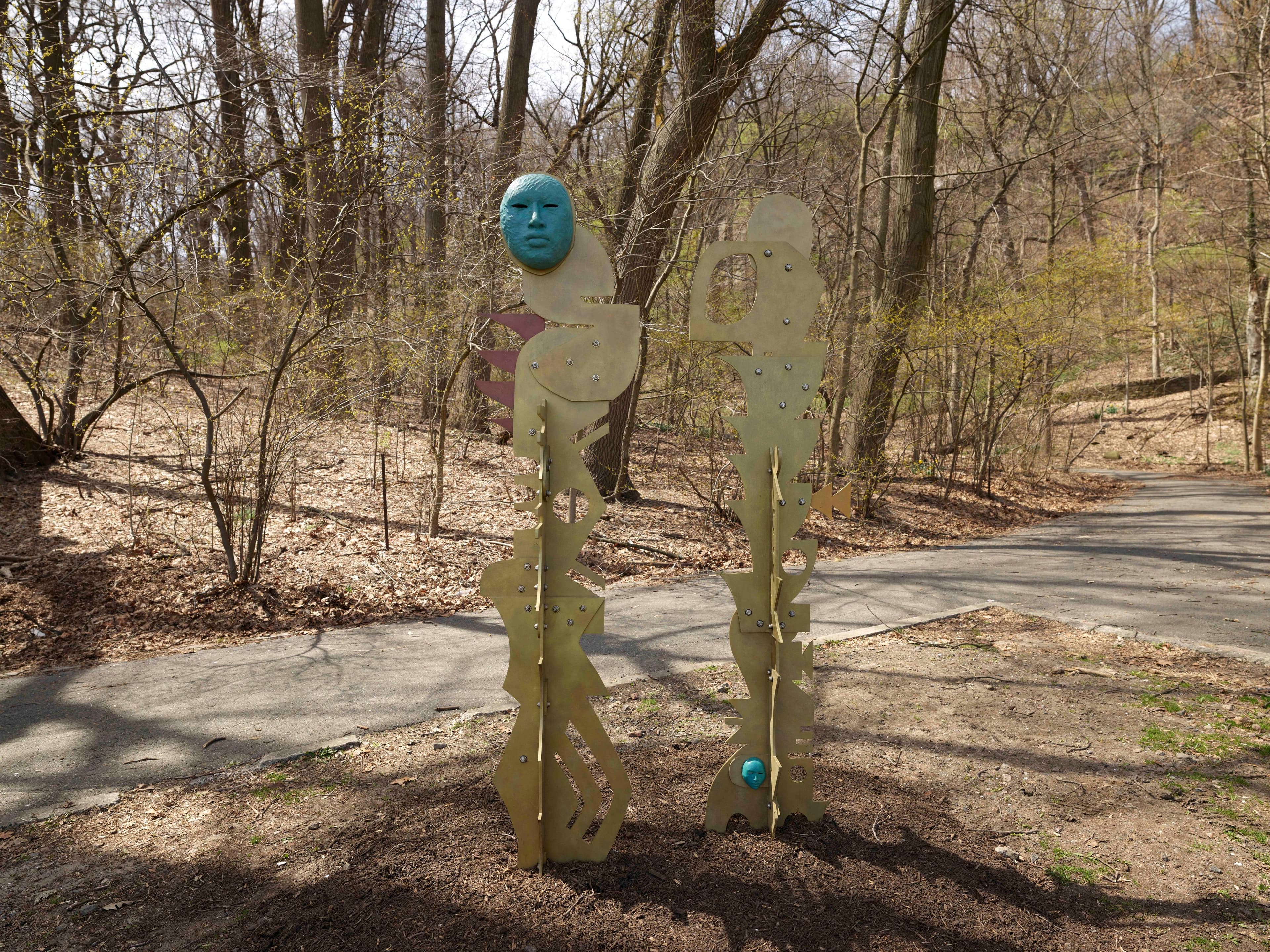 Rose B. Simpson, ,Seed ,(2024) in Inwood Hill Park
