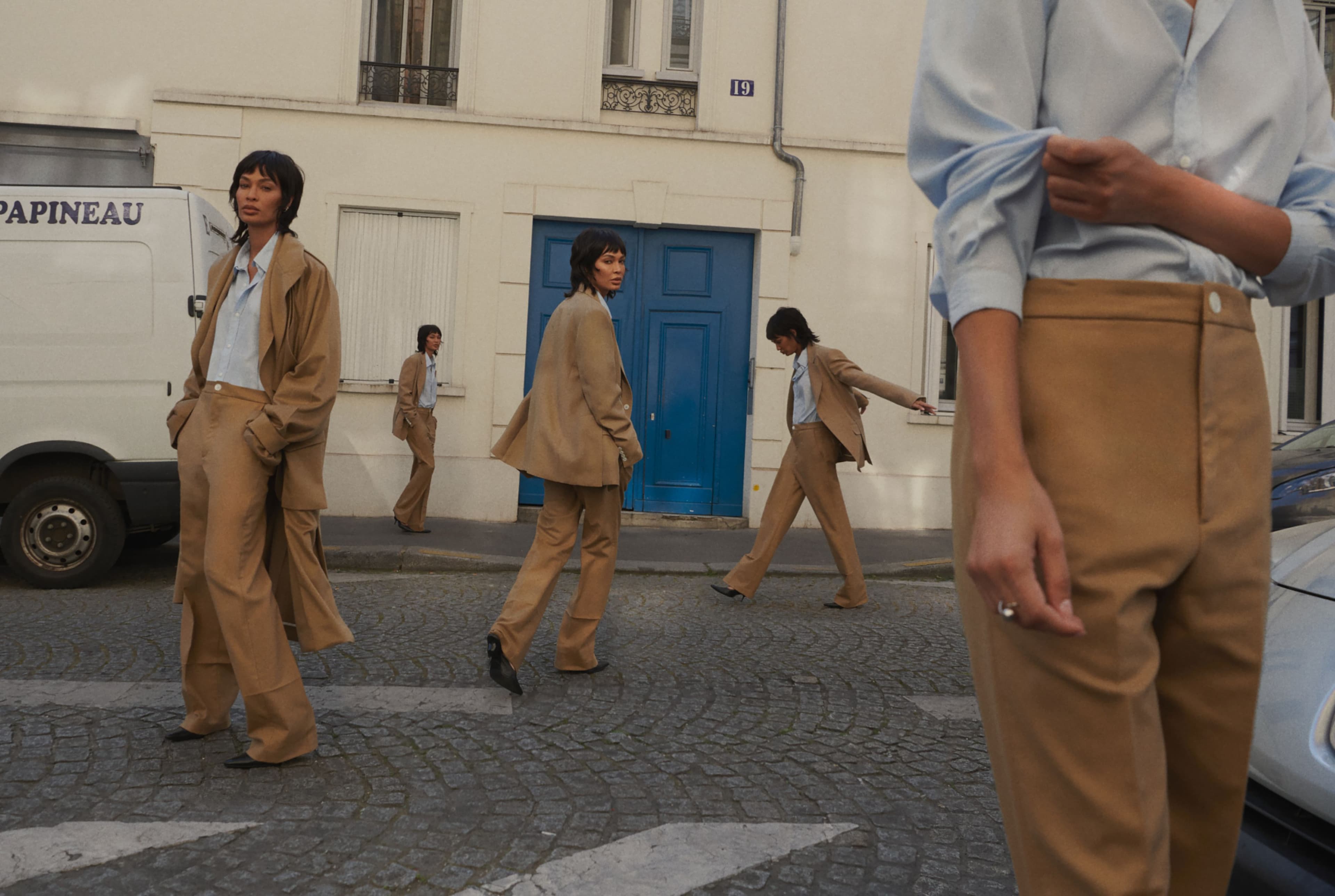 All CLOTHING by ,Setchu., Vintage SHOES by ,Olivier Theyskens.