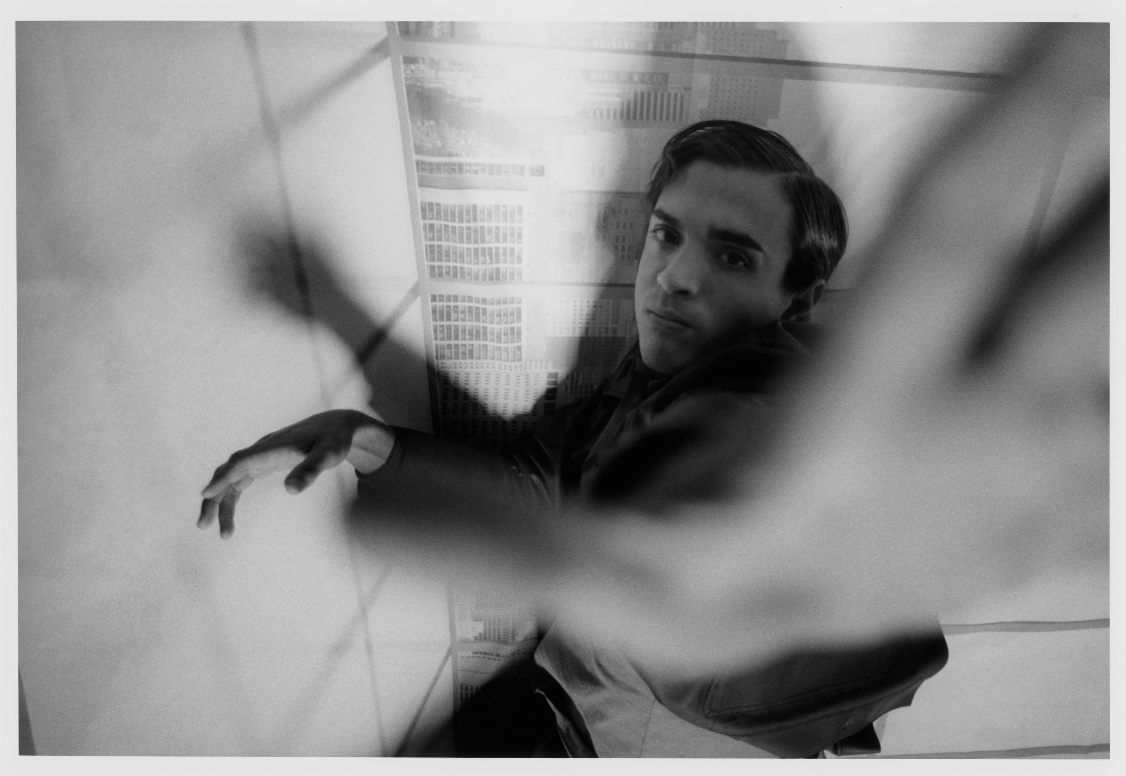 Jacket and pants by Berluti. Sweatshirt by Dior Men.