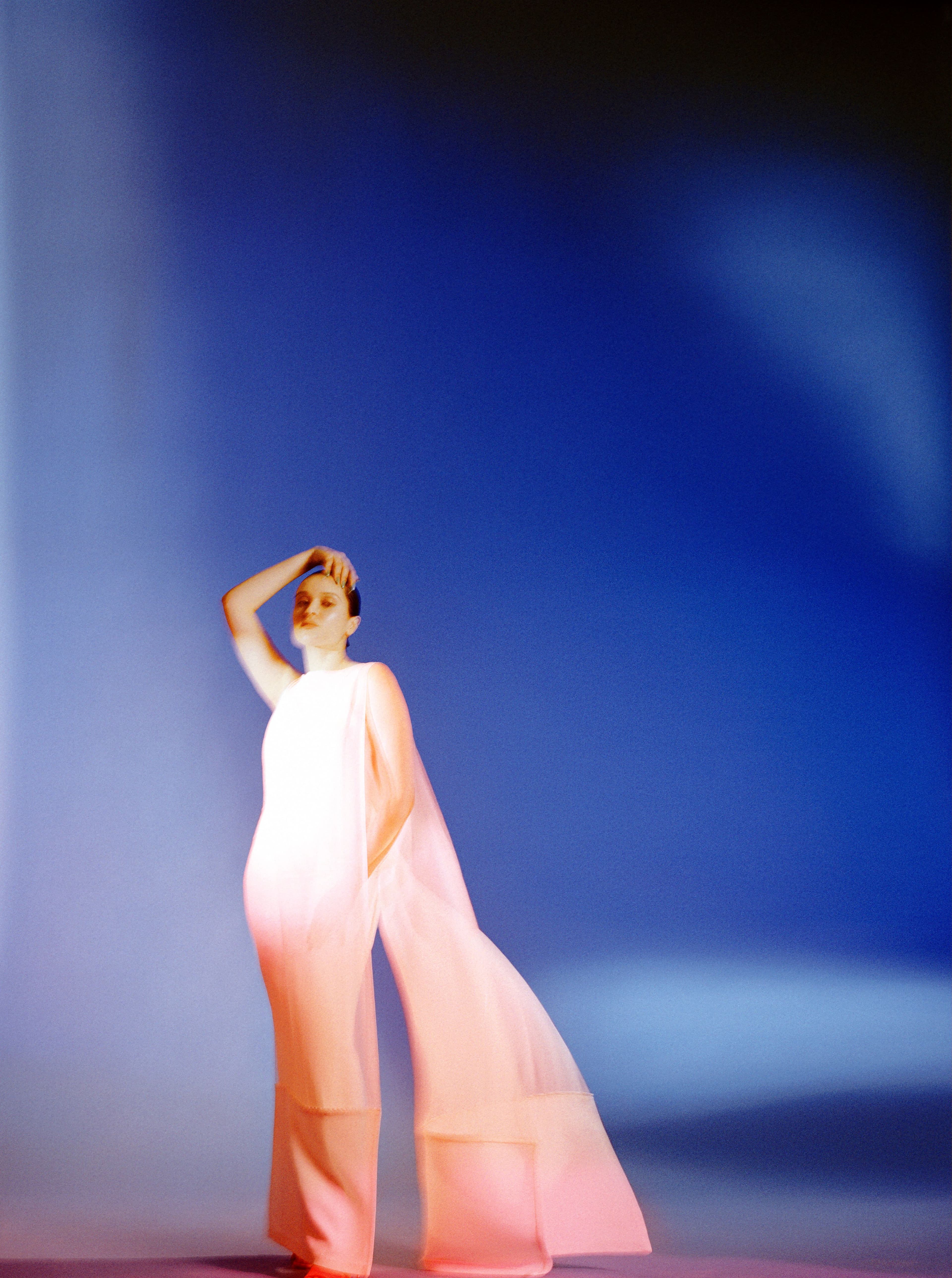 Vintage dress from the Albright Fashion Library. Shoes by Peter Do.