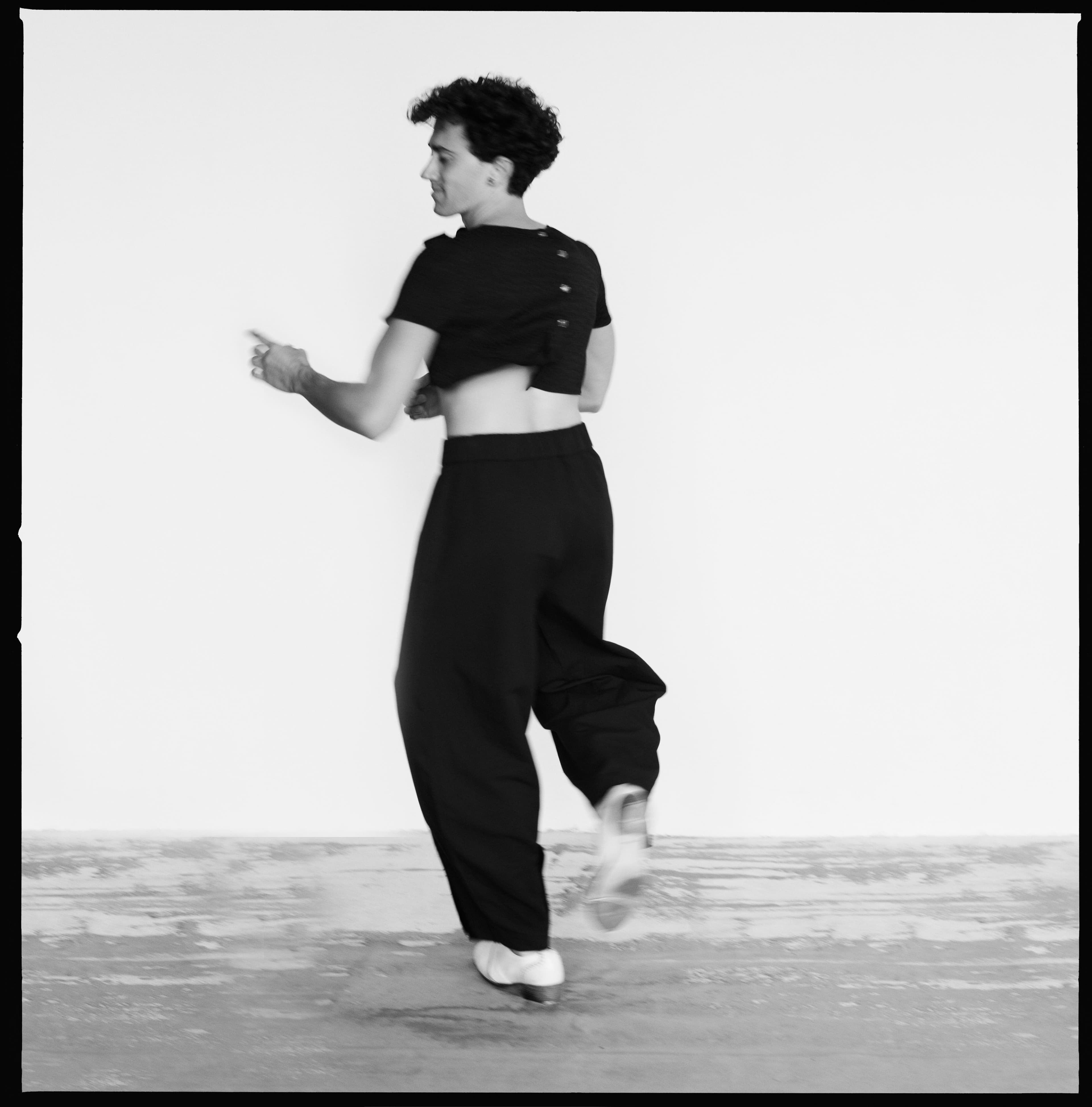 Top by Chanel. Earrings, Teicher’s own.